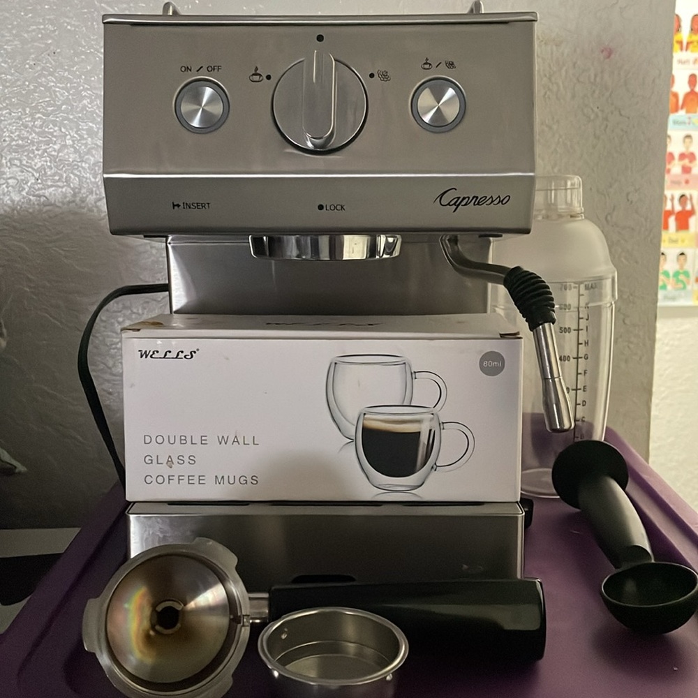 Capresso Cafe Select Espresso & Cappuccino Machine with Extras - Picture 1 of 14